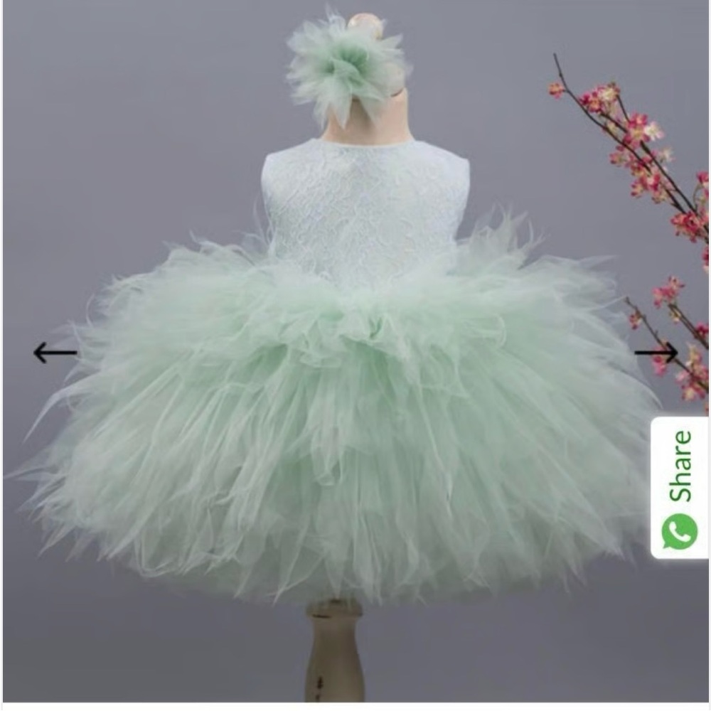 Itty Bitty Toes Mint Green Formal Dress